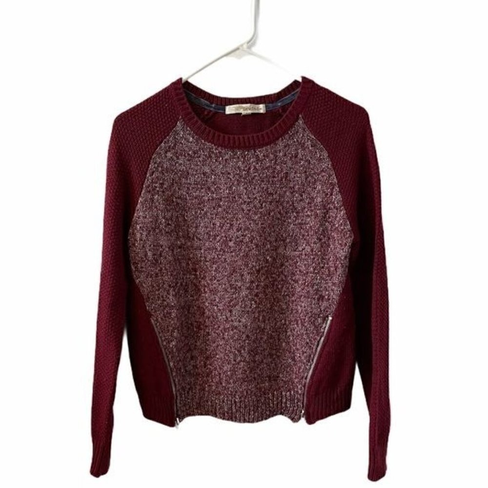 Rewind Maroon Sweater